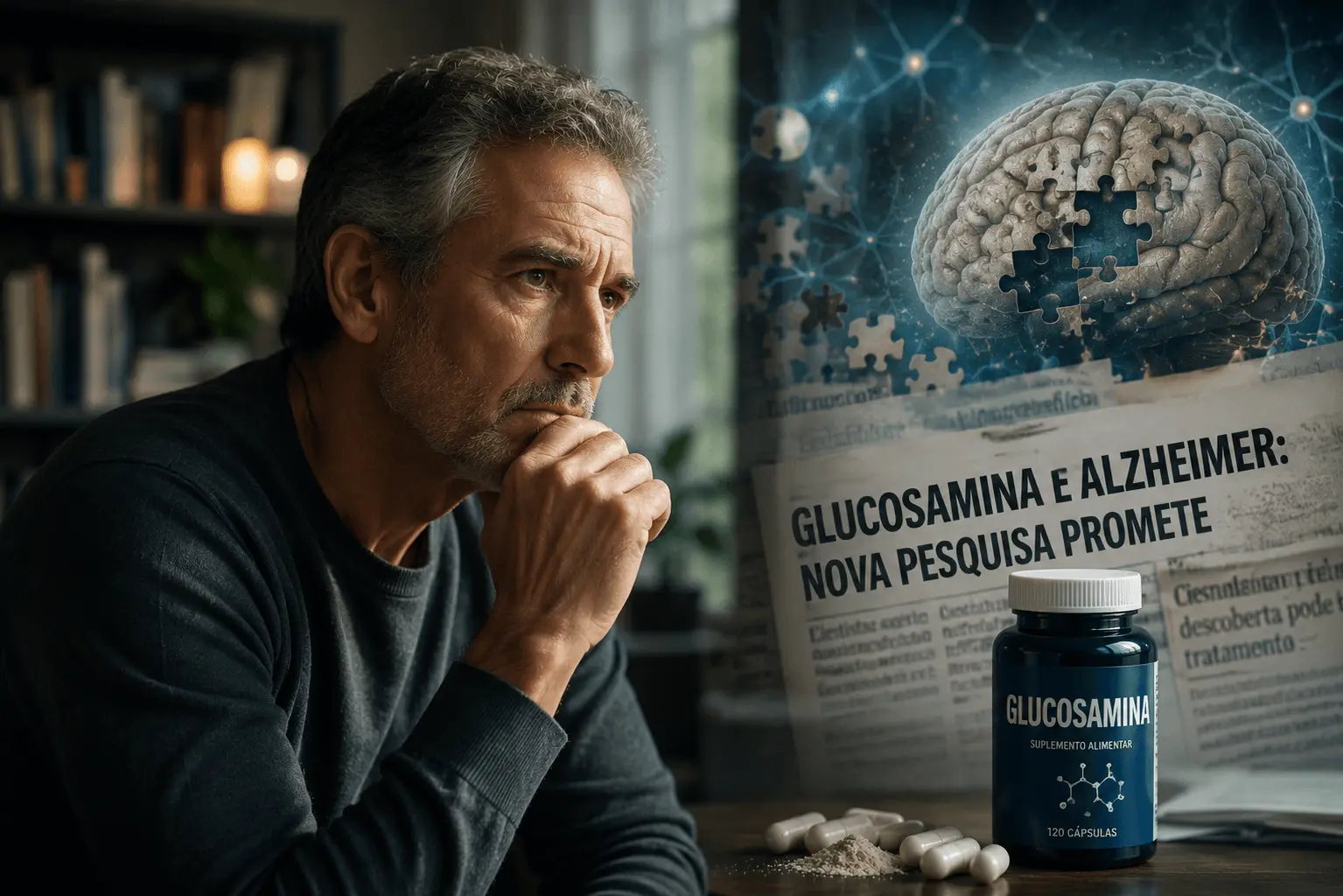 Glucosamina e Alzheimer: O detalhe que as manchetes omitiram