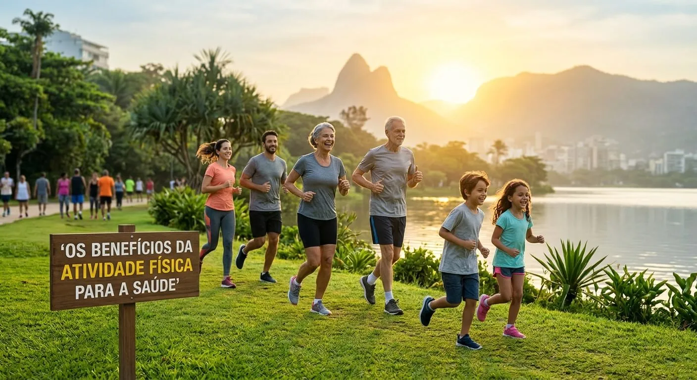 Os benefícios da atividade física para a saúde.