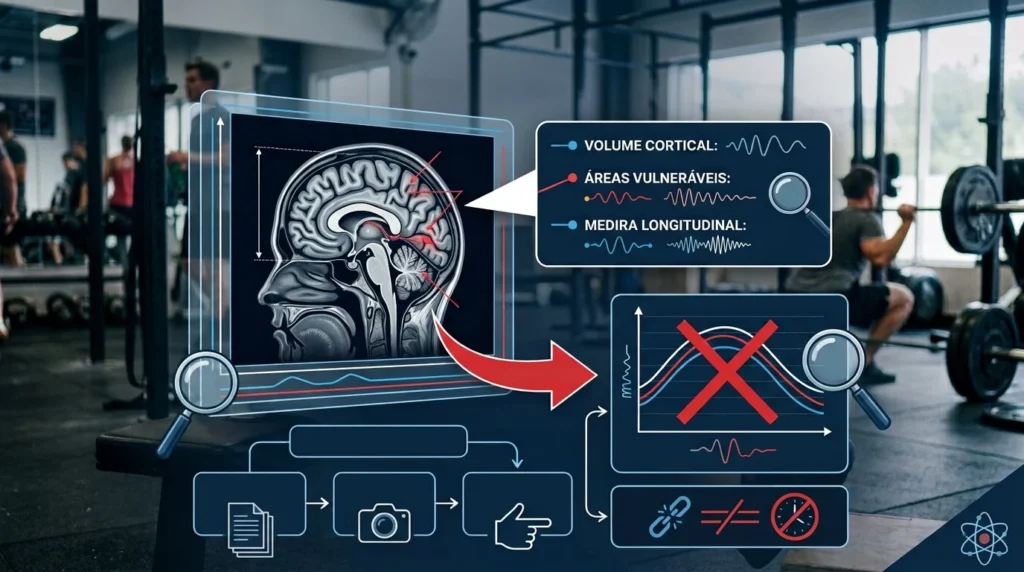 O estudo "A TV encolhe o cérebro" não mediu o encolhimento.