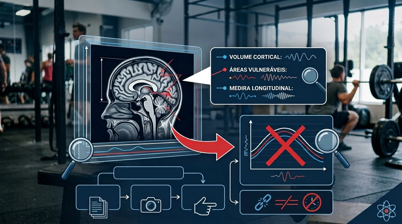 O estudo "A TV encolhe o cérebro" não mediu o encolhimento.